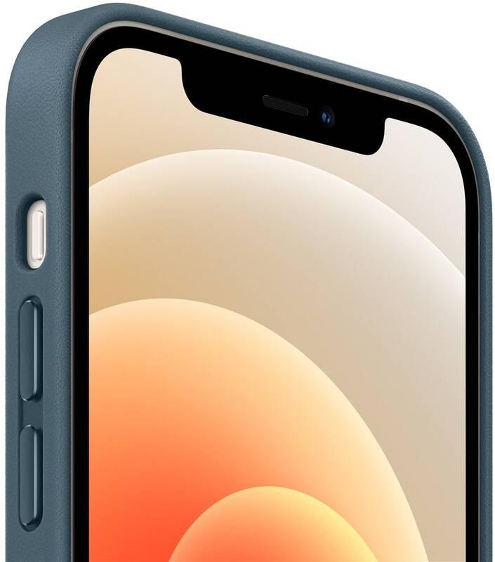 Kryt na mobil Apple Leather Case s MagSafe pro iPhone 12 a 12 Pro - baltsky modrý, Kryt, na, mobil, Apple, Leather, Case, s, MagSafe, pro, iPhone, 12, a, 12, Pro, baltsky, modrý