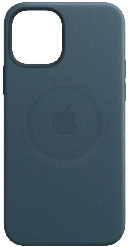 Kryt na mobil Apple Leather Case s MagSafe pro iPhone 12 Pro Max - baltsky modrý