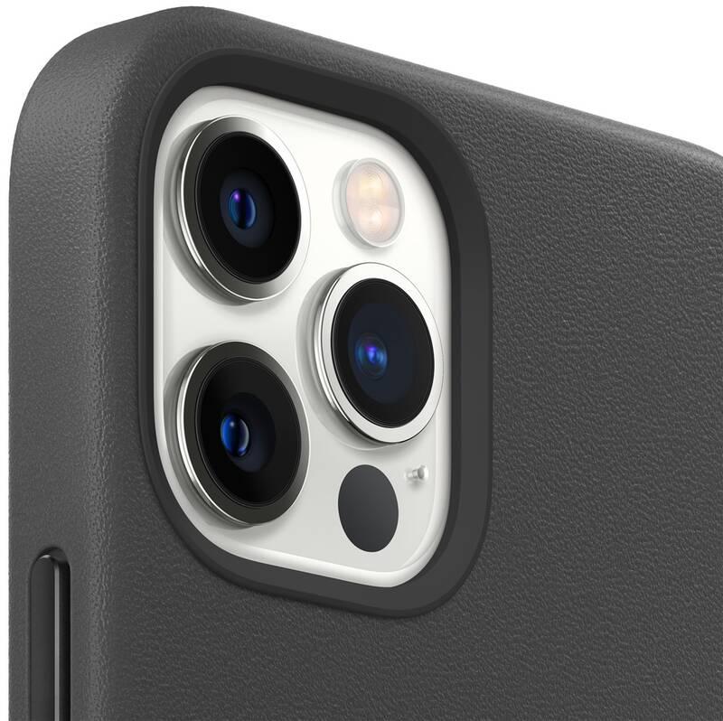 Kryt na mobil Apple Leather Case s MagSafe pro iPhone 12 Pro Max - černý, Kryt, na, mobil, Apple, Leather, Case, s, MagSafe, pro, iPhone, 12, Pro, Max, černý