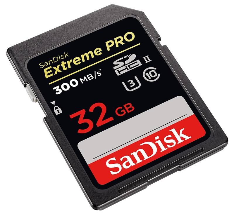 Paměťová karta Sandisk SDHC Extreme Pro 32GB UHS-II U3, Paměťová, karta, Sandisk, SDHC, Extreme, Pro, 32GB, UHS-II, U3