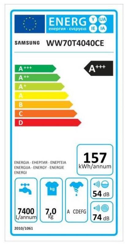 Pračka Samsung WW70T4040CE LE bílá, Pračka, Samsung, WW70T4040CE, LE, bílá