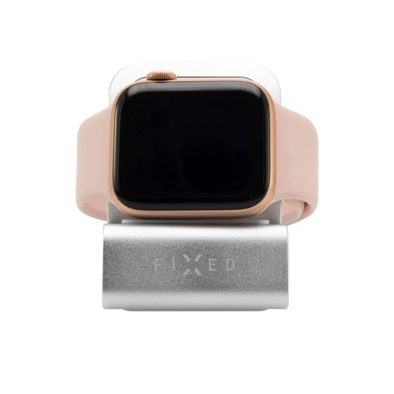 Stojánek FIXED Frame Watch 2 pro hodinky Apple Watch stříbrný, Stojánek, FIXED, Frame, Watch, 2, pro, hodinky, Apple, Watch, stříbrný