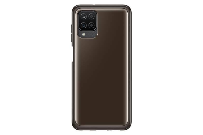 Kryt na mobil Samsung Galaxy A12 černý průhledný