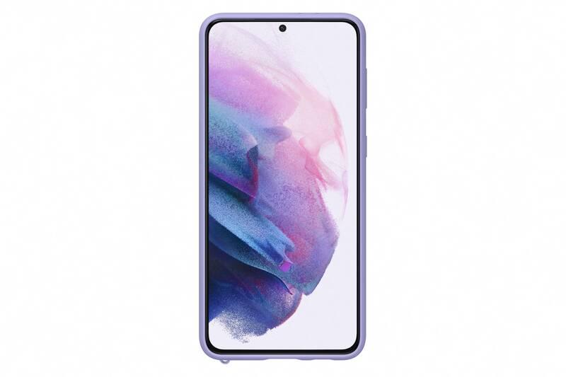 Kryt na mobil Samsung Kvadrat na Galaxy S21 fialový