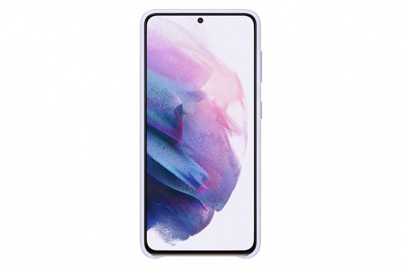 Kryt na mobil Samsung LED Cover na Galaxy S21 fialový