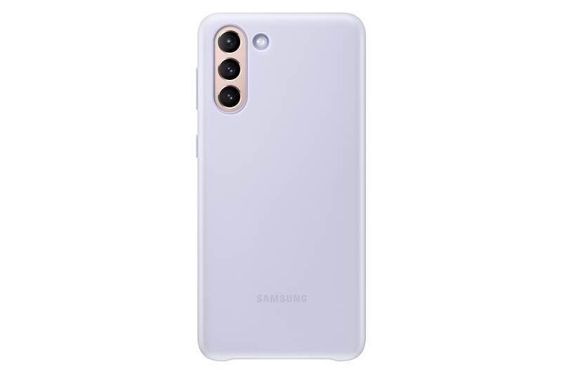 Kryt na mobil Samsung LED Cover na Galaxy S21 fialový