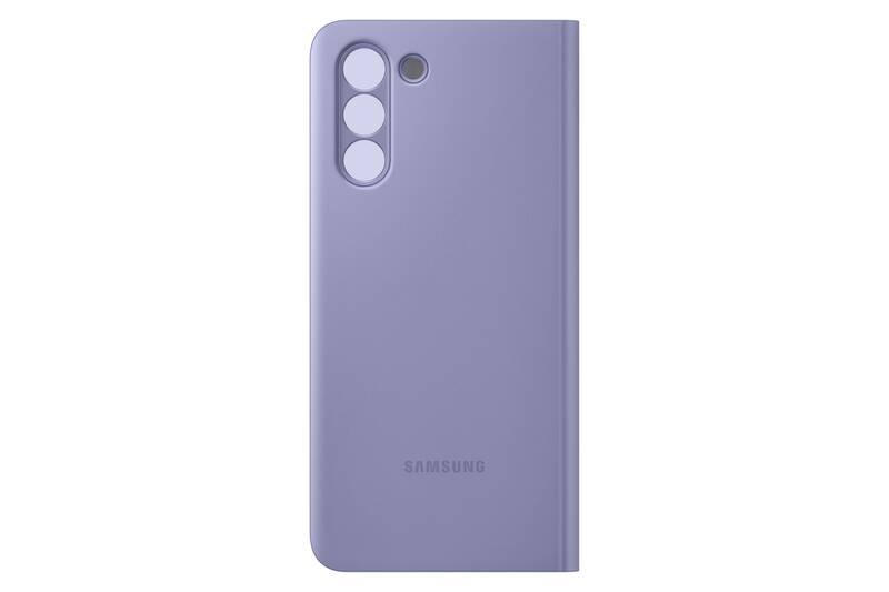 Pouzdro na mobil flipové Samsung Clear View na Galaxy S21 fialové, Pouzdro, na, mobil, flipové, Samsung, Clear, View, na, Galaxy, S21, fialové