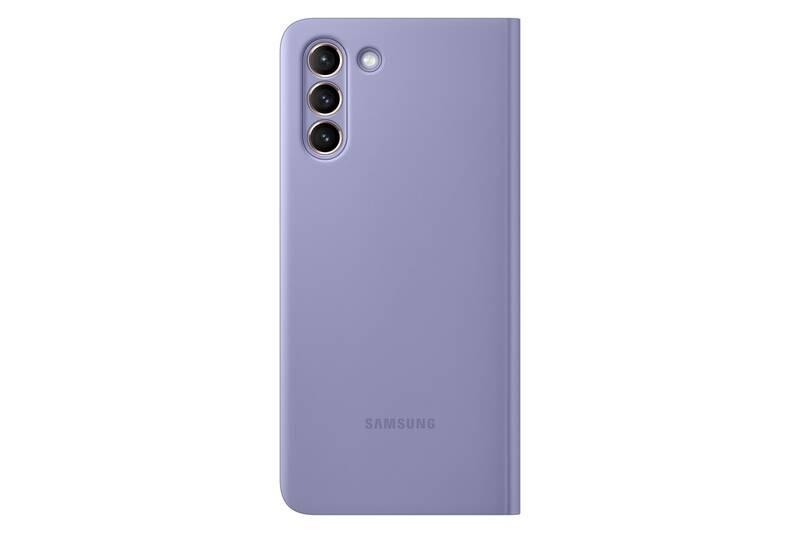 Pouzdro na mobil flipové Samsung Clear View na Galaxy S21 fialové, Pouzdro, na, mobil, flipové, Samsung, Clear, View, na, Galaxy, S21, fialové