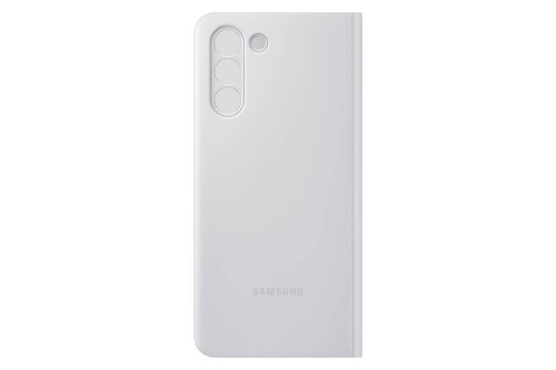 Pouzdro na mobil flipové Samsung Clear View na Galaxy S21 šedé, Pouzdro, na, mobil, flipové, Samsung, Clear, View, na, Galaxy, S21, šedé