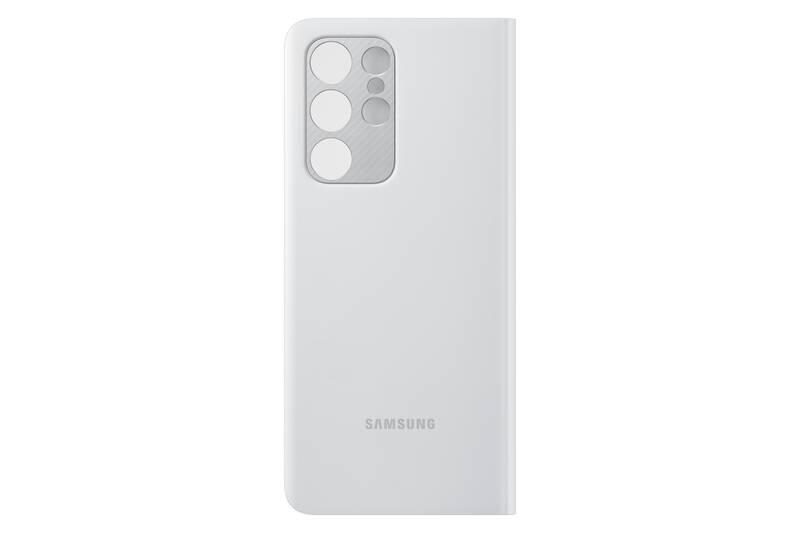 Pouzdro na mobil flipové Samsung Clear View na Galaxy S21 Ultra šedé, Pouzdro, na, mobil, flipové, Samsung, Clear, View, na, Galaxy, S21, Ultra, šedé