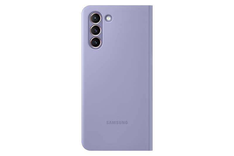 Pouzdro na mobil flipové Samsung LED View na Galaxy S21 fialové, Pouzdro, na, mobil, flipové, Samsung, LED, View, na, Galaxy, S21, fialové