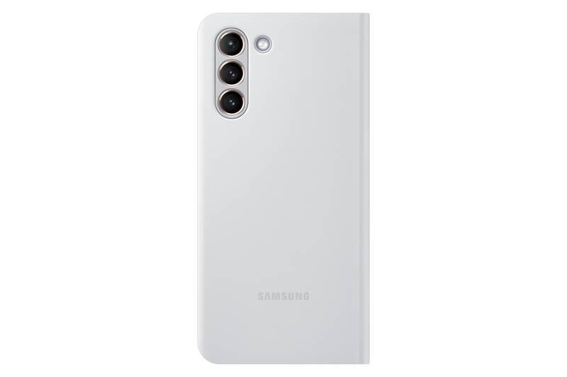 Pouzdro na mobil flipové Samsung LED View na Galaxy S21 šedé, Pouzdro, na, mobil, flipové, Samsung, LED, View, na, Galaxy, S21, šedé