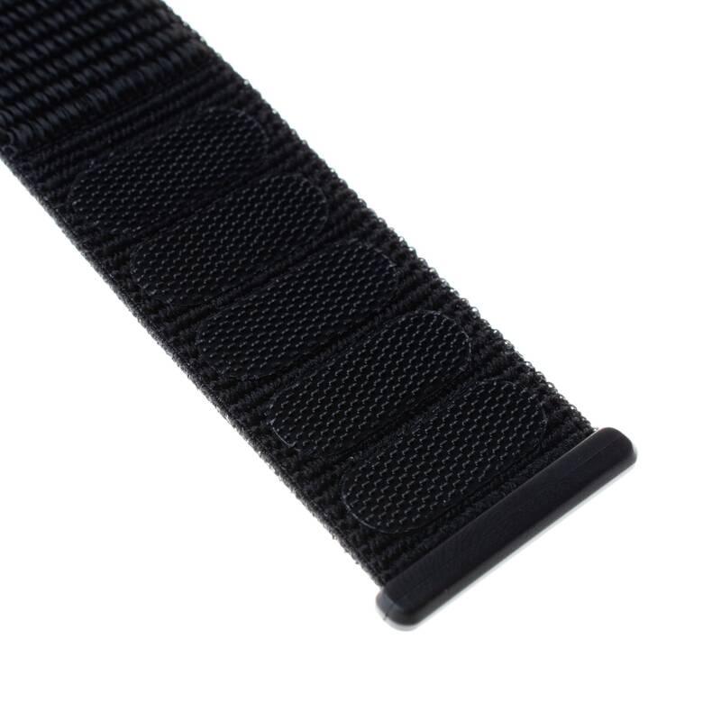 Řemínek FIXED Nylon Strap na Apple Watch 38 mm 40 mm černý