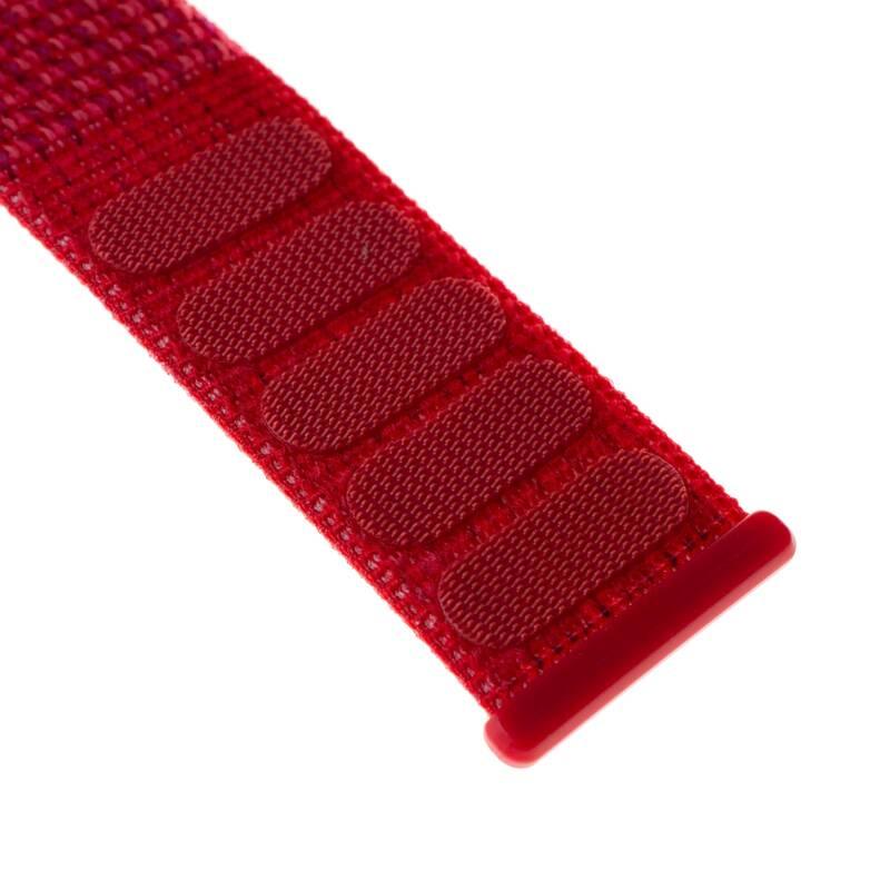 Řemínek FIXED Nylon Strap na Apple Watch 38 mm 40 mm červený, Řemínek, FIXED, Nylon, Strap, na, Apple, Watch, 38, mm, 40, mm, červený