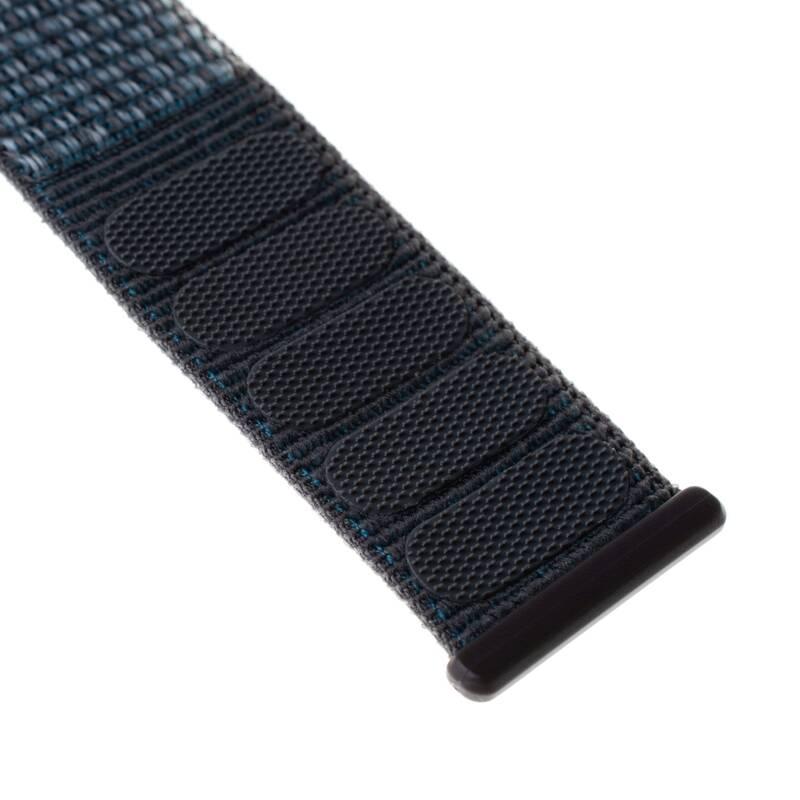 Řemínek FIXED Nylon Strap na Apple Watch 38 mm 40 mm - temně šedý