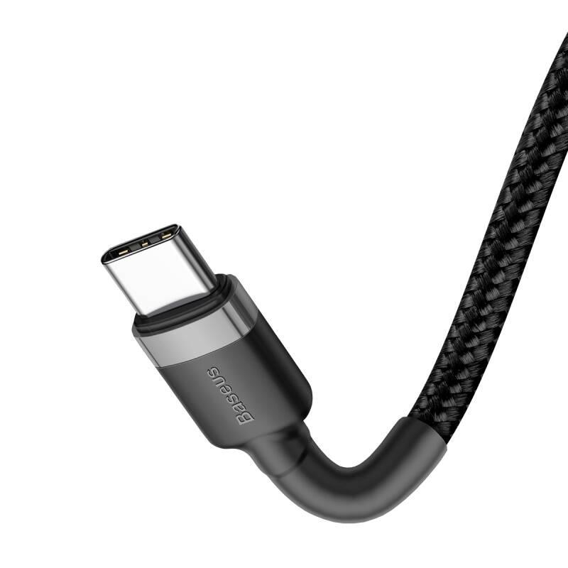 Kabel Baseus Cafule USB-C USB-C, PD 2.0 60W, 2m černý šedý