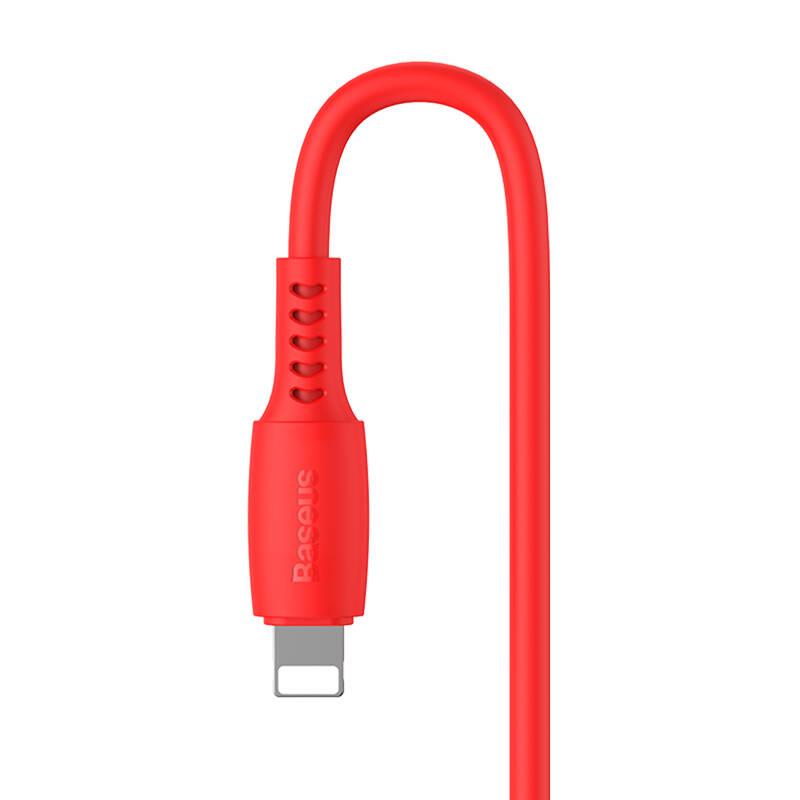 Kabel Baseus USB-C Lightning, 18W, 1,2m červený, Kabel, Baseus, USB-C, Lightning, 18W, 1,2m, červený