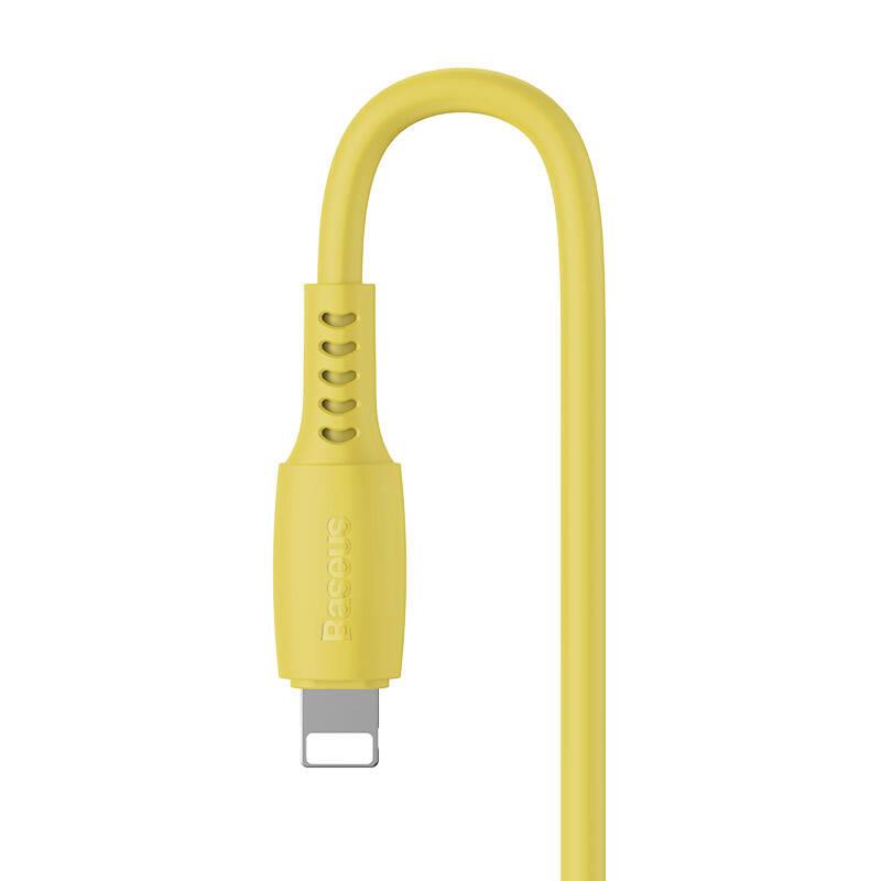 Kabel Baseus USB-C Lightning, 18W, 1,2m žlutý, Kabel, Baseus, USB-C, Lightning, 18W, 1,2m, žlutý