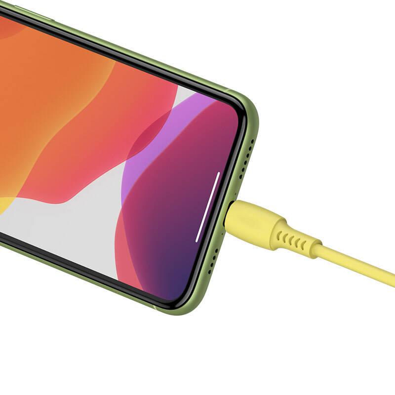 Kabel Baseus USB-C Lightning, 18W, 1,2m žlutý, Kabel, Baseus, USB-C, Lightning, 18W, 1,2m, žlutý