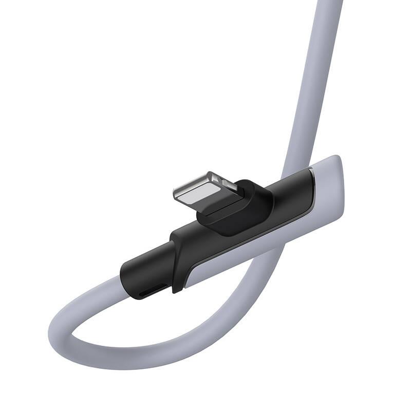 Kabel Baseus USB-C Lightning, PD 18W, 1,2m fialový, Kabel, Baseus, USB-C, Lightning, PD, 18W, 1,2m, fialový