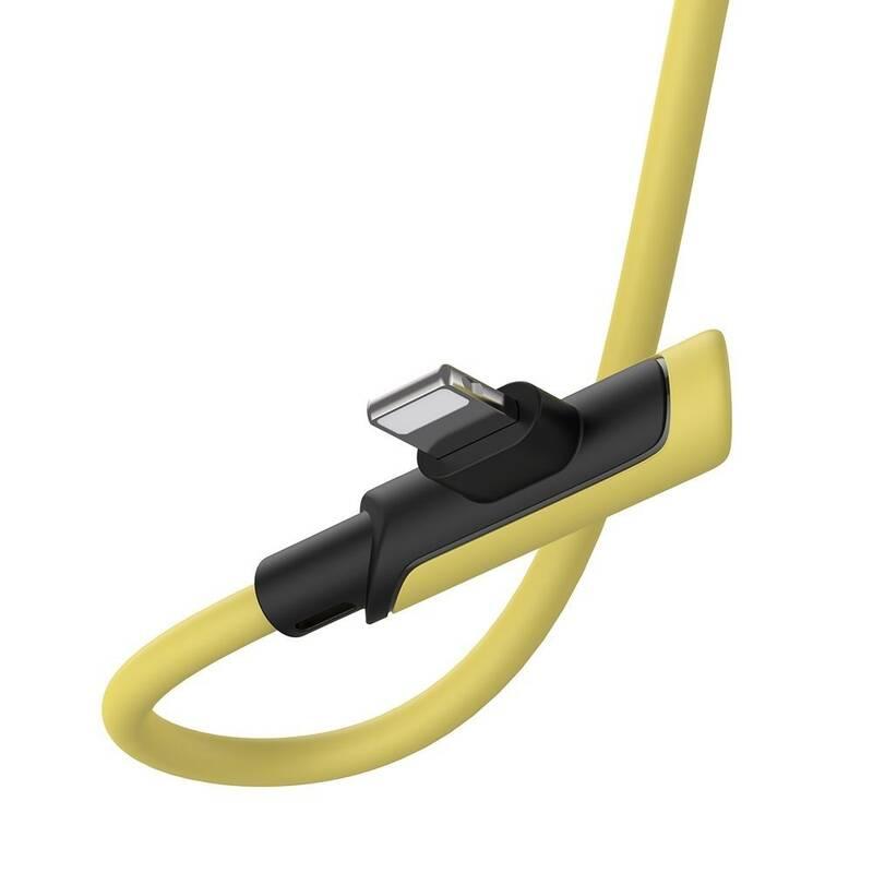 Kabel Baseus USB-C Lightning, PD 18W, 1,2m žlutý, Kabel, Baseus, USB-C, Lightning, PD, 18W, 1,2m, žlutý