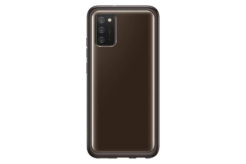 Kryt na mobil Samsung Galaxy A02s černý průhledný, Kryt, na, mobil, Samsung, Galaxy, A02s, černý, průhledný