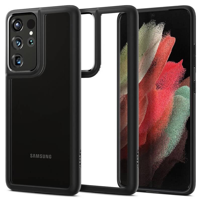 Kryt na mobil Spigen Ultra Hybrid na Samsung Galaxy S21 Ultra 5G černý