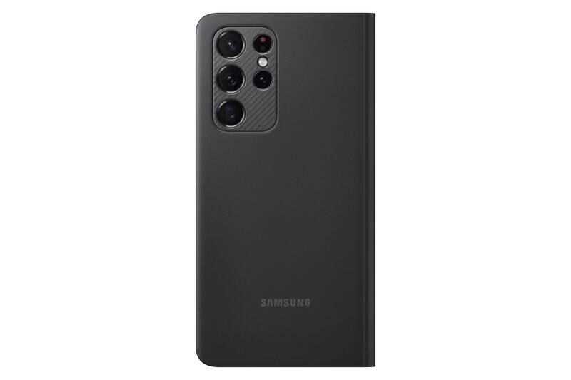 Pouzdro na mobil flipové Samsung Clear View s perem S Pen na Galaxy S21 Ultra 5G černé