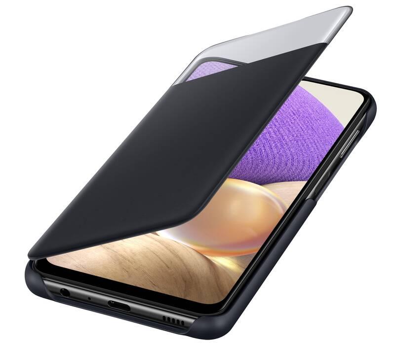 Pouzdro na mobil flipové Samsung S View Wallet Cover na Galaxy A32 5G černé