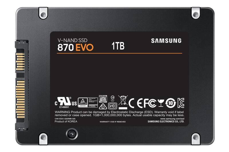 SSD Samsung 870 EVO 2.5” 1TB, SSD, Samsung, 870, EVO, 2.5”, 1TB