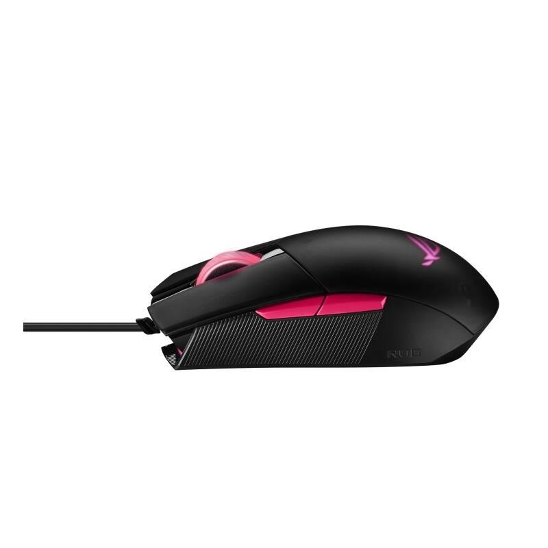 Myš Asus ROG Strix Impact II Electro Punk černá