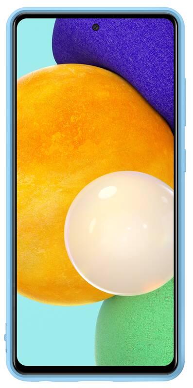 Kryt na mobil Samsung Silicon Cover na Galaxy A52 modrý