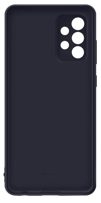 Kryt na mobil Samsung Silicon Cover na Galaxy A72 černý
