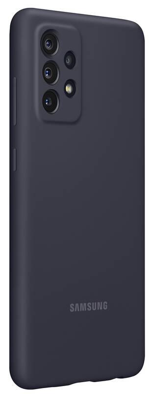 Kryt na mobil Samsung Silicon Cover na Galaxy A72 černý