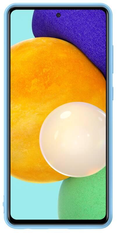 Kryt na mobil Samsung Silicon Cover na Galaxy A72 modrý