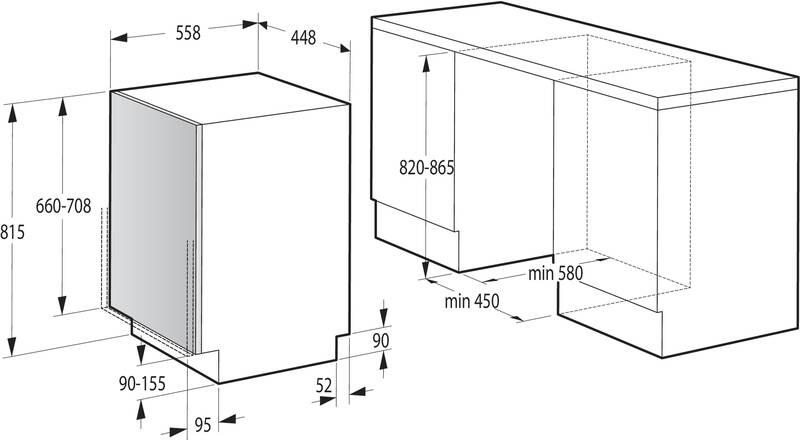 Myčka nádobí Gorenje Essential GI52040X, Myčka, nádobí, Gorenje, Essential, GI52040X