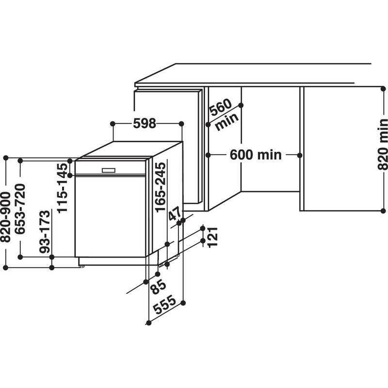 Myčka nádobí Whirlpool WBO 3O33 PL X nerez, Myčka, nádobí, Whirlpool, WBO, 3O33, PL, X, nerez