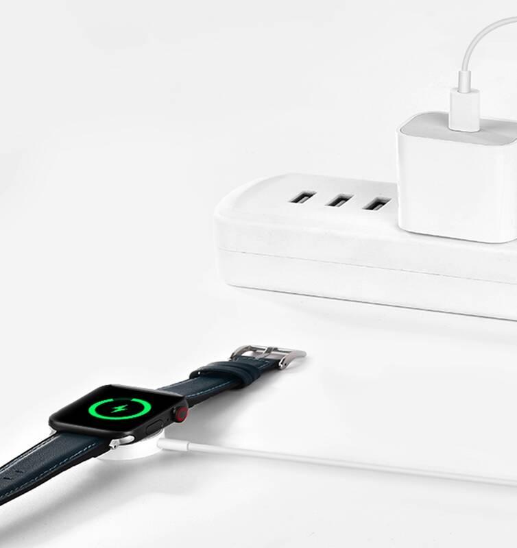 Nabíječka COTEetCI pro Apple Watch, magnetická, USB-C, 1m bílá, Nabíječka, COTEetCI, pro, Apple, Watch, magnetická, USB-C, 1m, bílá