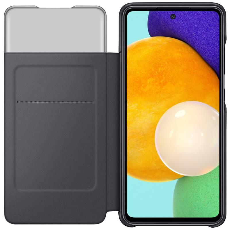Pouzdro na mobil flipové Samsung S View Wallet Cover na Galaxy A52 černé