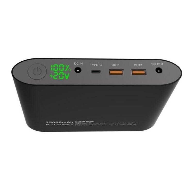 Powerbank Viking Smartech III QC 3.0 25 000mAh černá