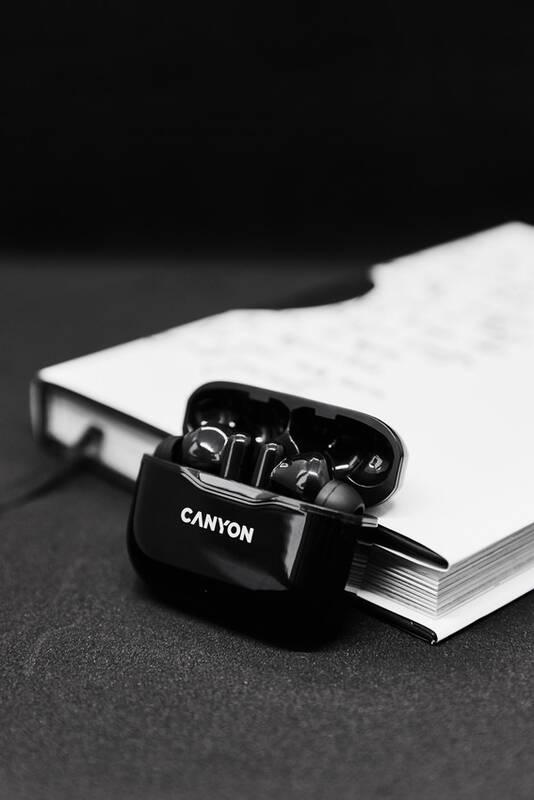 Sluchátka Canyon TWS-3 černá, Sluchátka, Canyon, TWS-3, černá