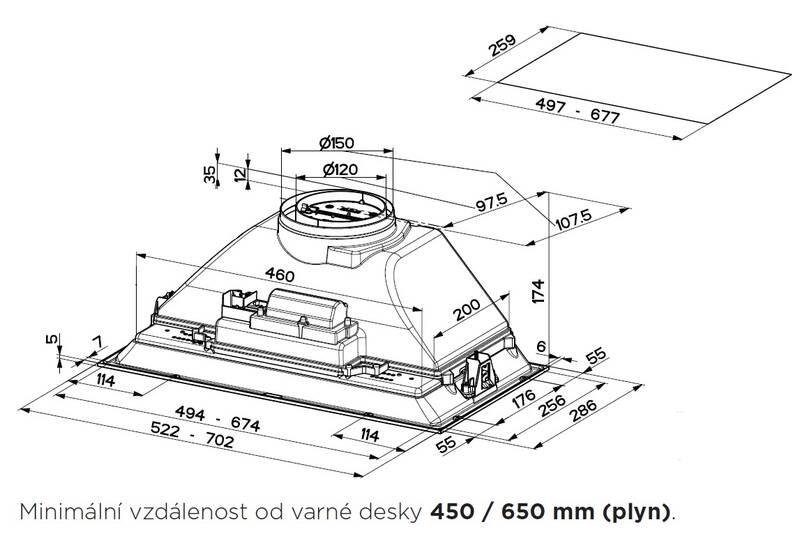 Odsavač par Faber INKA SMART HCS X A52 nerez, Odsavač, par, Faber, INKA, SMART, HCS, X, A52, nerez