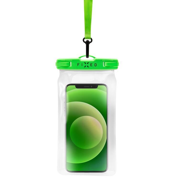 Pouzdro na mobil sportovní FIXED Float, IPX8 zelené