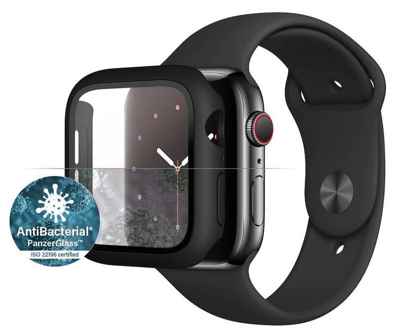 Tvrzené sklo PanzerGlass Full Protection na Apple Watch 4 5 6 SE 44mm s rámečkem černé, Tvrzené, sklo, PanzerGlass, Full, Protection, na, Apple, Watch, 4, 5, 6, SE, 44mm, s, rámečkem, černé