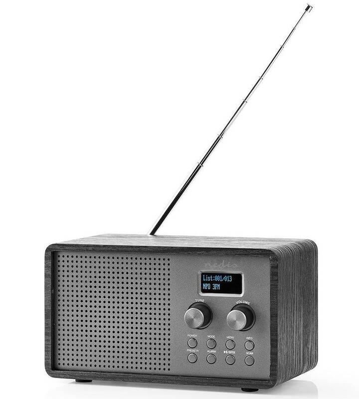 Radiopřijímač s DAB Nedis RDDB5110BK černý