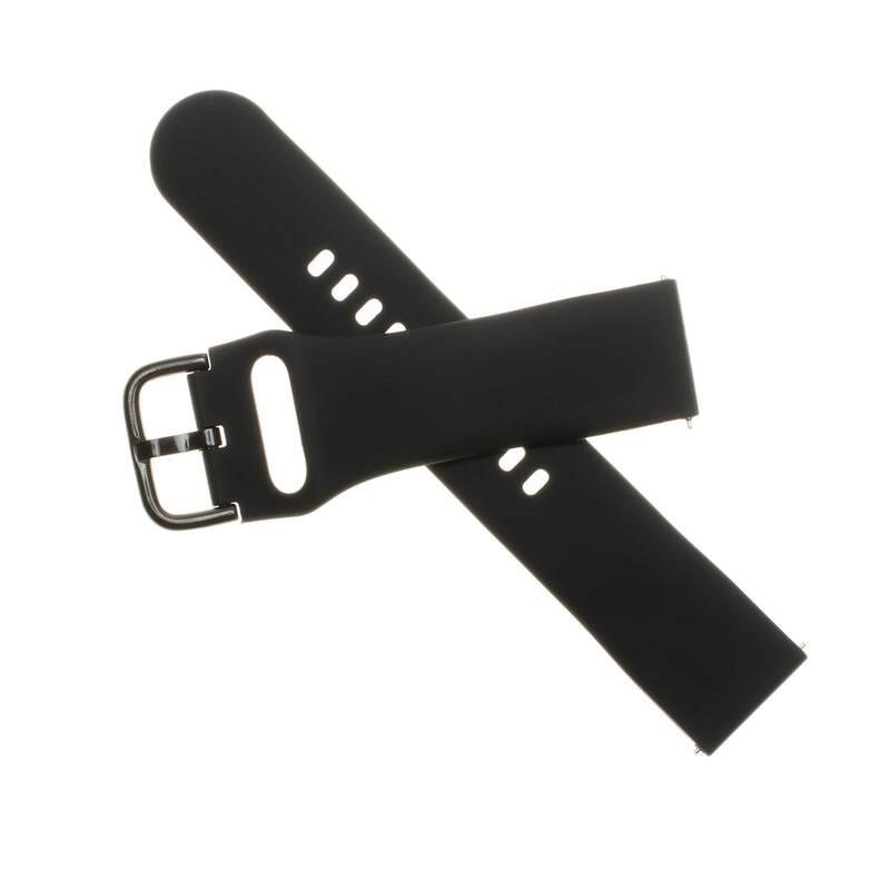 Řemínek FIXED Silicone Strap 20mm na smartwatch černý, Řemínek, FIXED, Silicone, Strap, 20mm, na, smartwatch, černý