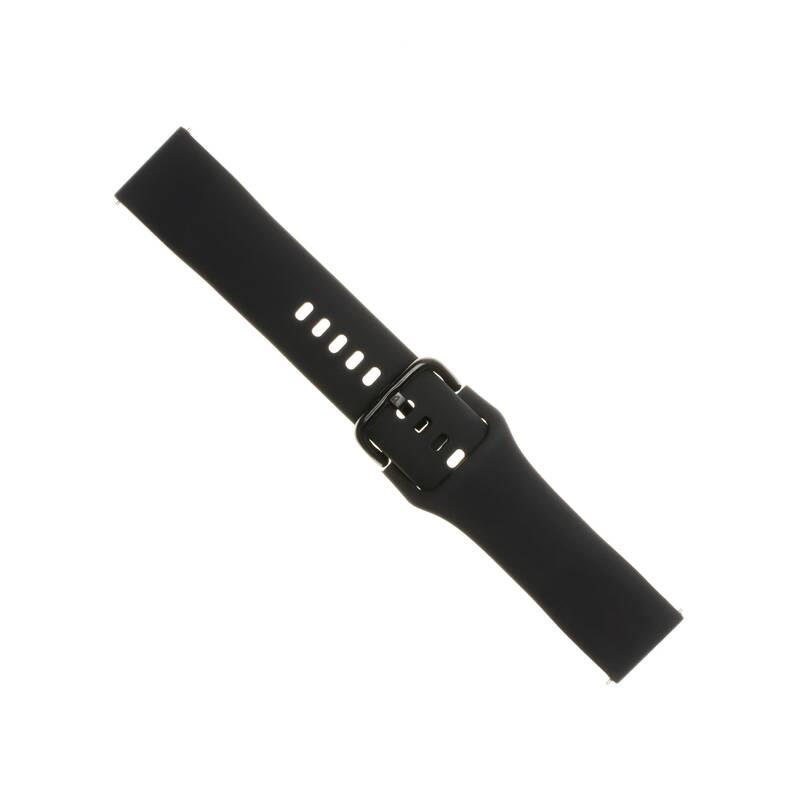 Řemínek FIXED Silicone Strap 20mm na smartwatch černý, Řemínek, FIXED, Silicone, Strap, 20mm, na, smartwatch, černý