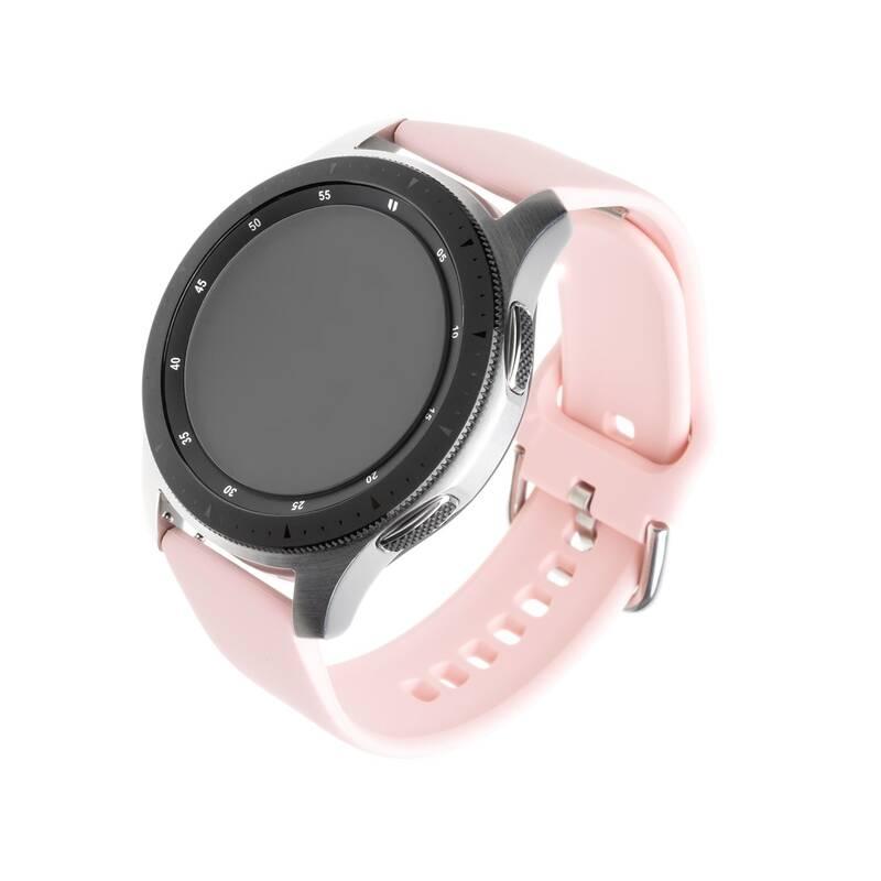 Řemínek FIXED Silicone Strap 20mm na smartwatch růžový