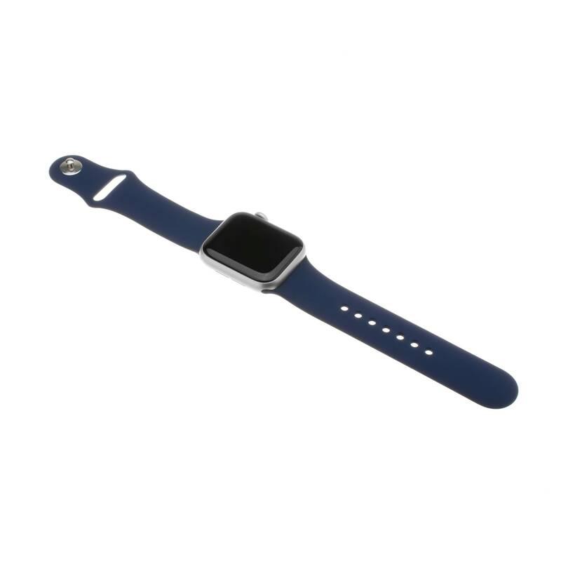 Řemínek FIXED Silicone Strap na Apple Watch 38 mm 40 mm modrý