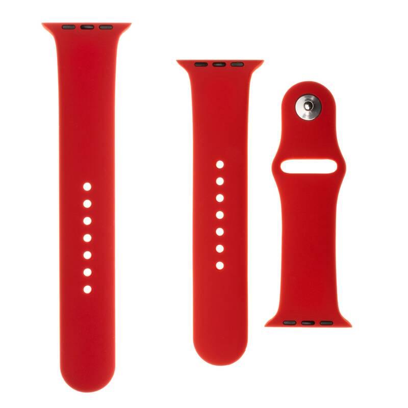 Řemínek FIXED Silicone Strap na Apple Watch 42 mm 44 mm červený, Řemínek, FIXED, Silicone, Strap, na, Apple, Watch, 42, mm, 44, mm, červený